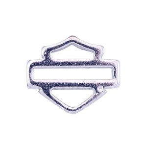 Silver Color Outline B&S Locket Charm