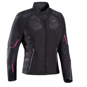 Ixon Cell Dame Sort/Rosa-Slim passform Softshell Vanntett memb