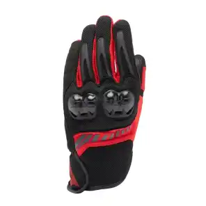 MIG 3 AIR TEX GLOVES-BLACK/RED-LAVA
