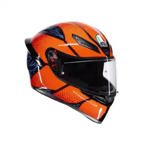 K1 S AGV E2206 #-SPEEDARMOR BLACK/ORANGE/BLUE
