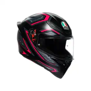 K1 S AGV E2206 #-SLING MATT BLACK/PINK