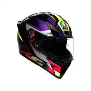 K1 S AGV E2206-FASTLAP BLACK/PURPLE/PINK