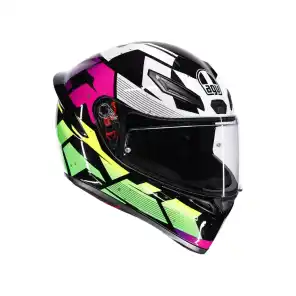 K1 S AGV E2206 #-PUNKPULSE BLACK/PURPLE/LIME