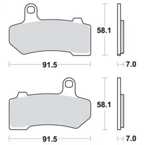SBS BREMSEKLOSSER Excel SINTER H-D