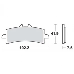 SBS841 BREMSEKLOSSER Excel SINTER H-D
