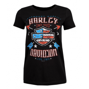 T-skjorte dame ARROW BLACK